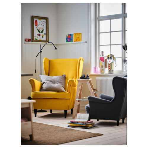 IKEA STRANDMON Wing Chair Yellow Furniture Urban Sales NZ